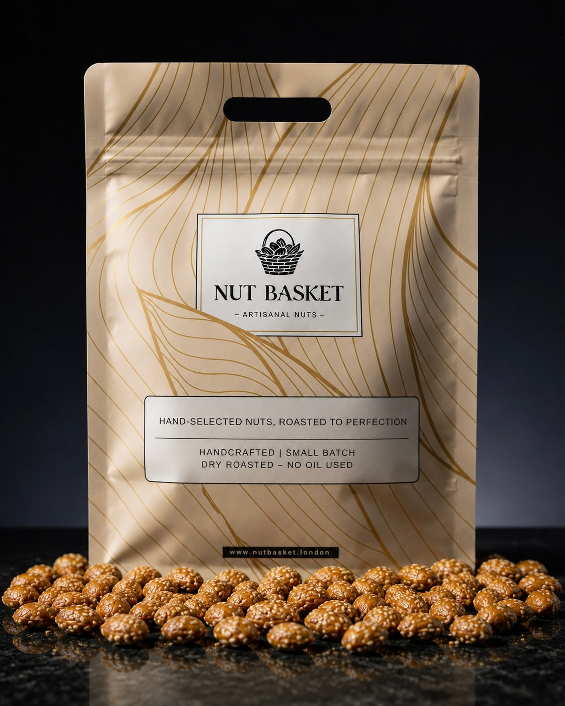 Honey Sesame Peanuts – Premium Sweet Roasted Peanuts