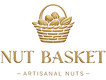 Logo of Nut Basket with a stylized basket of nuts on a white background
